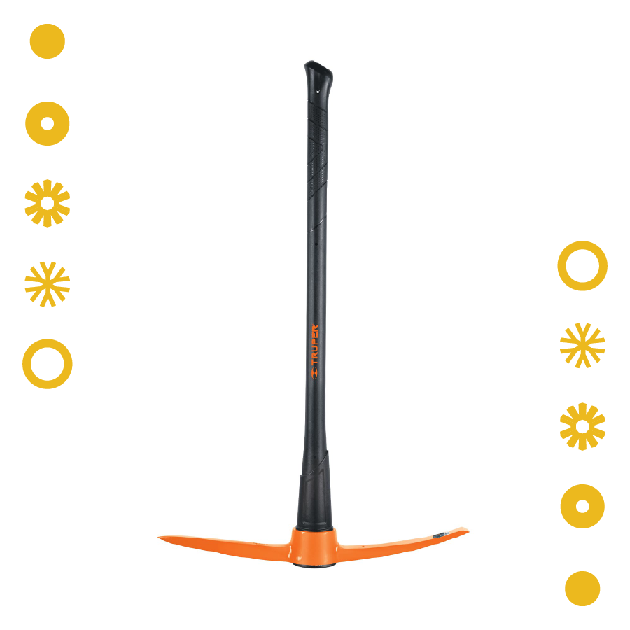 ZAPAPICO 6 LB, MANGO FIBRA DE VIDRIO 36", TRUPER