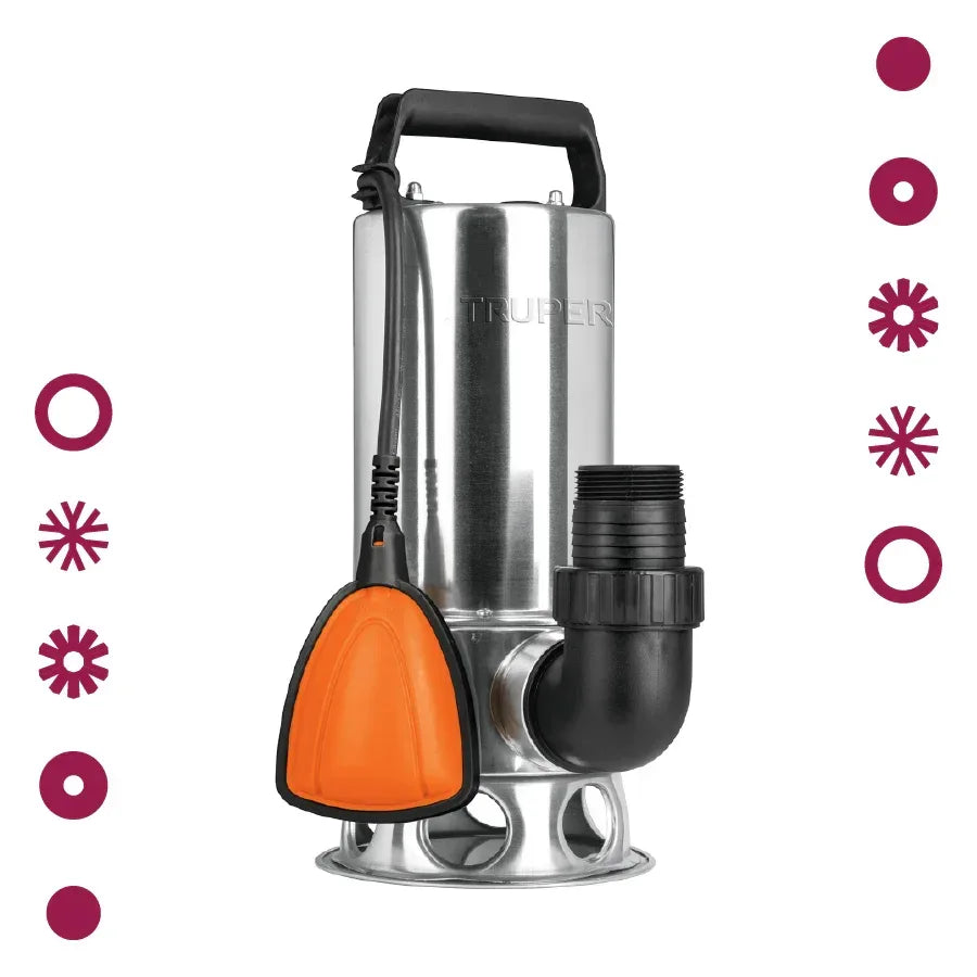 BOMBA SUMERGIBLE METALICA PARA AGUA SUCIA 11/2" HP - - Vivero Yañez 