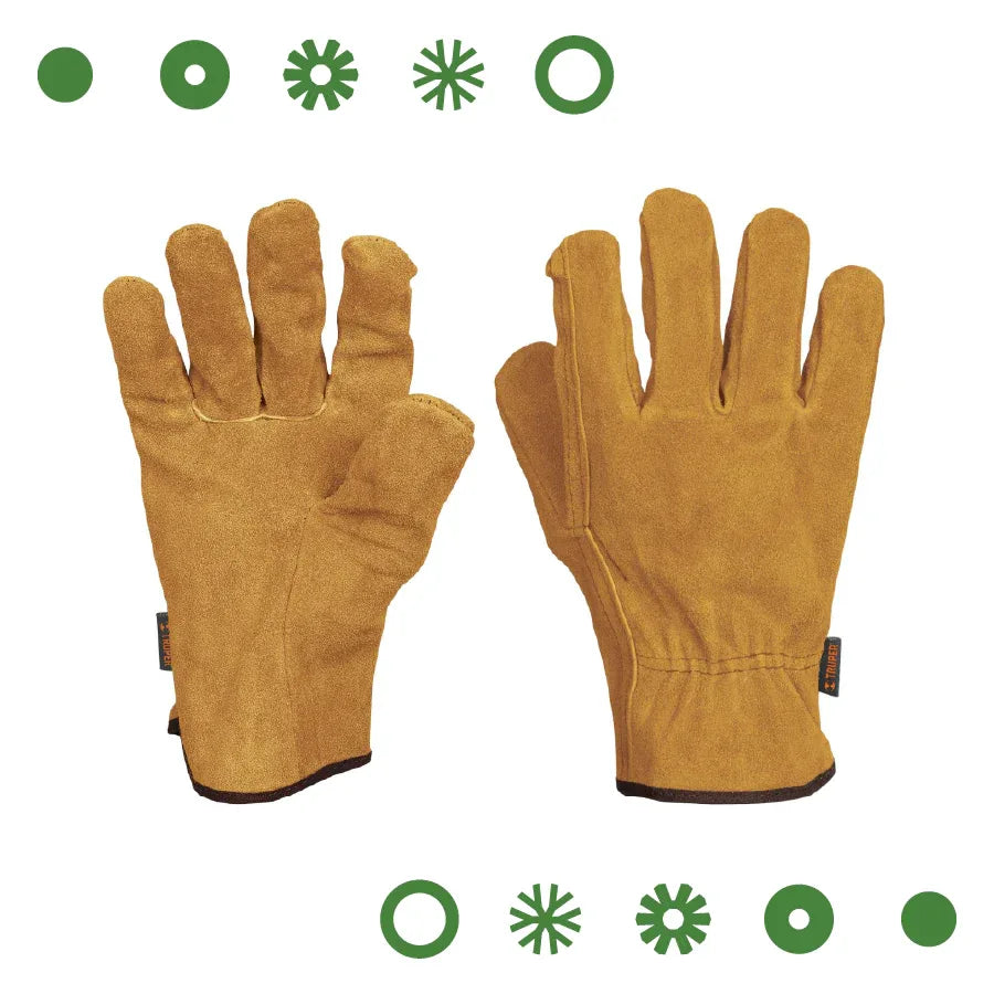 GUANTES DE CARNAZA USOS GENERALES GRANDES - Vivero Yañez 