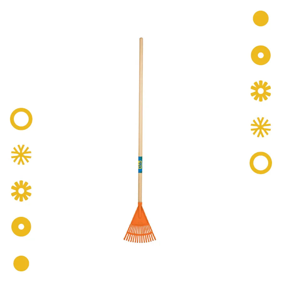 ESCOBA DE JARDIN PARA NIÑOS MANGO 42" - - Vivero Yañez 