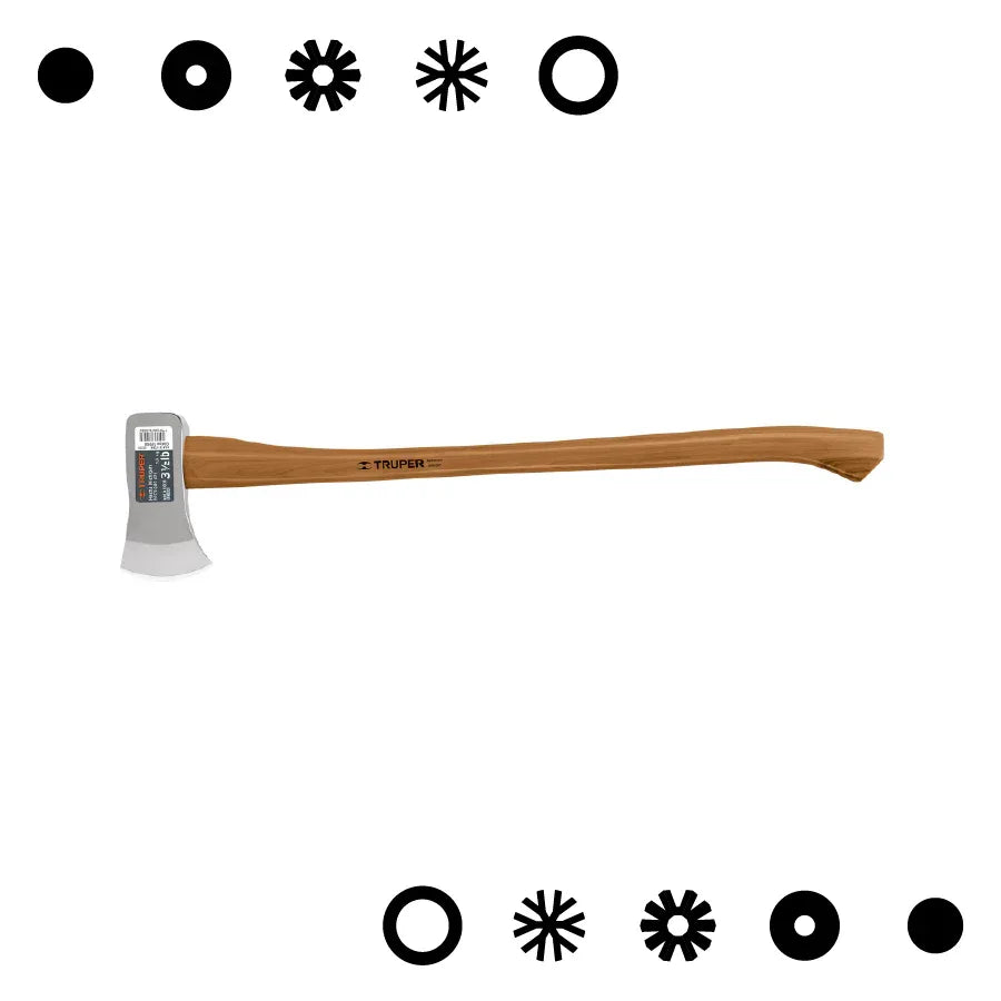 HACHA MICHIGAN 3-1/2 LB MANGO HICKORY - - Vivero Yañez 