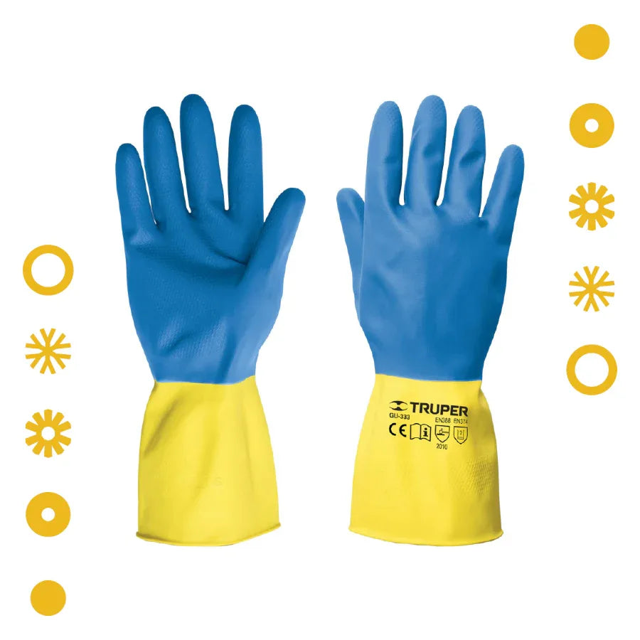 GUANTES DE LATEX REFORZADOS PARA LIMPIEZA - Vivero Yañez 