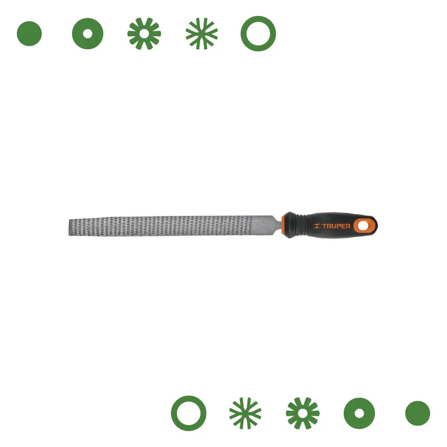 LIMA ESCOFINA 6" CON MANGO DOBLE INYECCION - - Vivero Yañez 