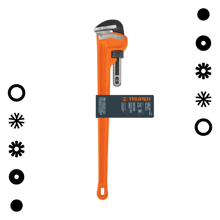 LLAVE STILSON 36" CUERPO ROBUSTO DE HIERRO DUCTIL, TRUPER - Vivero Yañez 