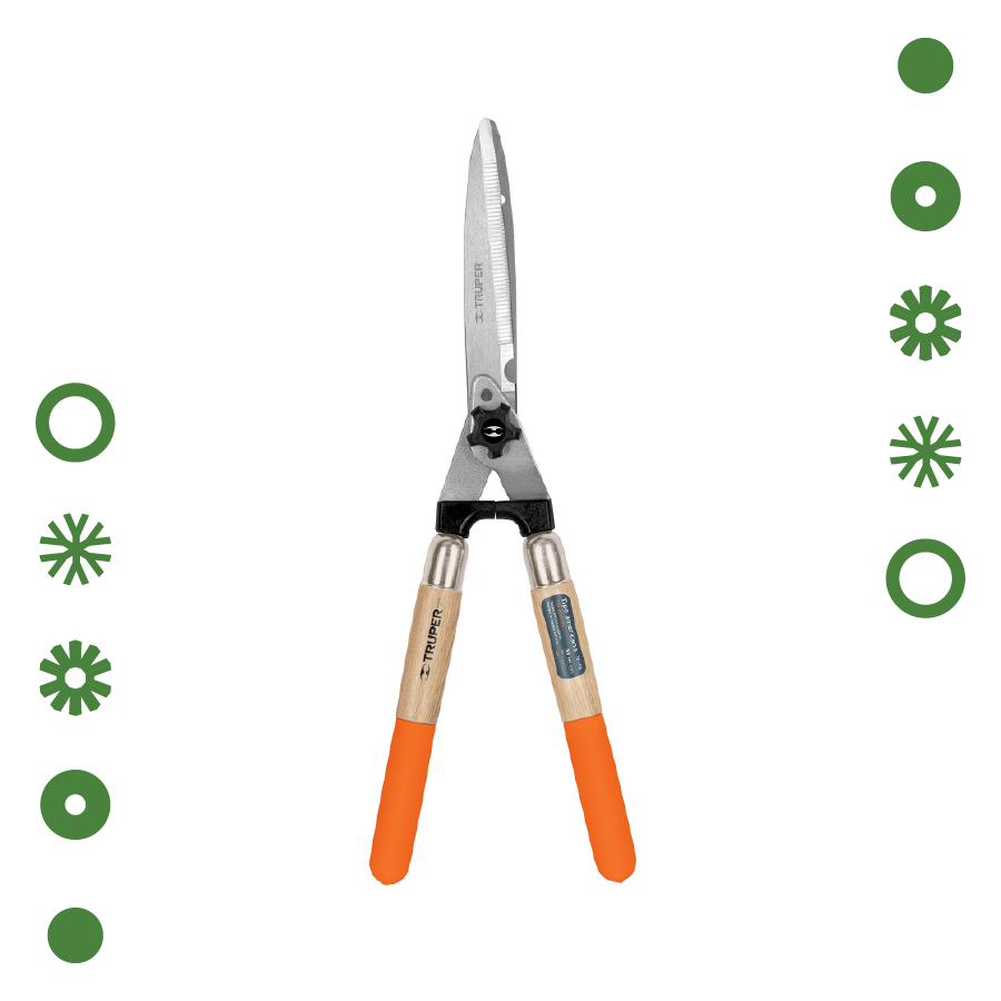 TIJERA PARA PODA 60 CM,FILO DENTADO,MGO OVALADO, ACERO C/GRIP, TRUPER