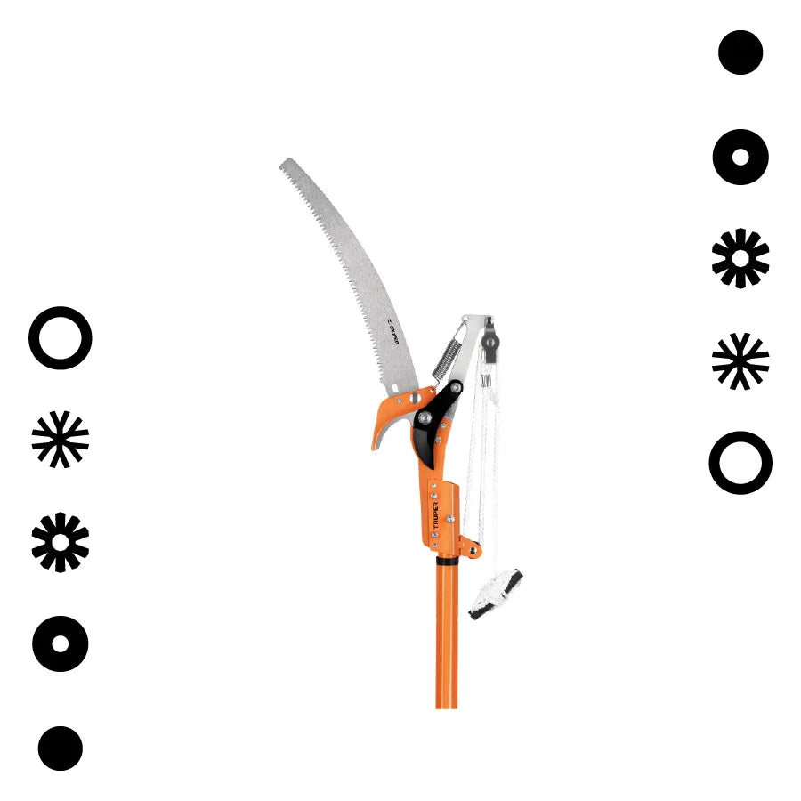 CORTADOR RAMAS ALTAS, MANGO TELESCÓPICO, ALUMINIO, 2.40 M - - Vivero Yañez 