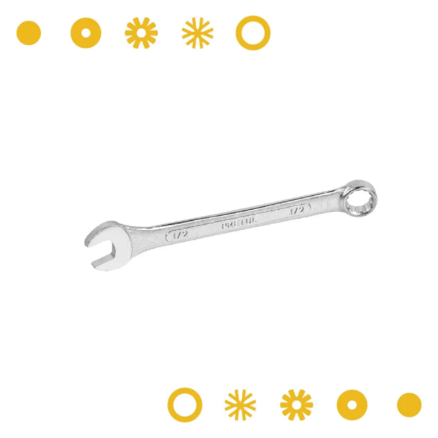 LLAVE COMBINADA 1/2" X 170 MM DE LARGO, PRETUL - Vivero Yañez 