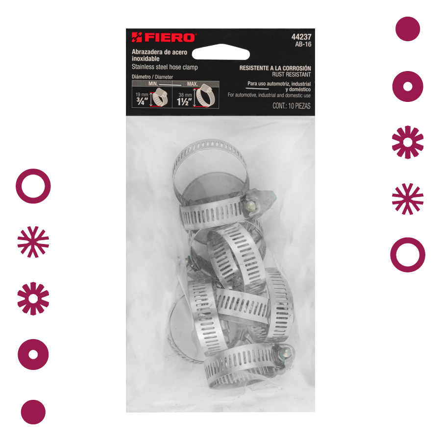 AB-16 ABRAZADERA REFORZADA #16 3/4