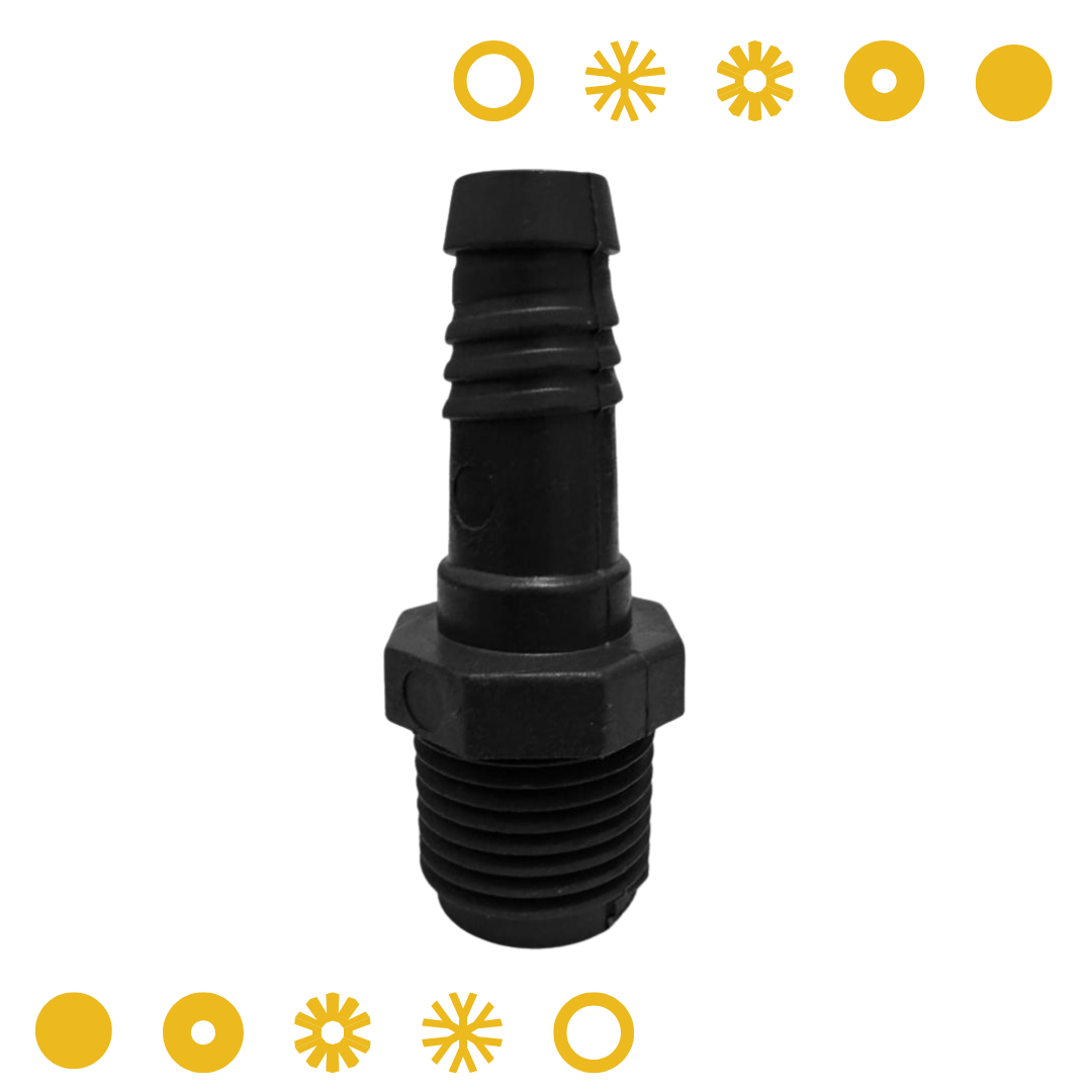 ADAPTADOR RECTO DE INSERCION - 1/2 X 1/2 IN