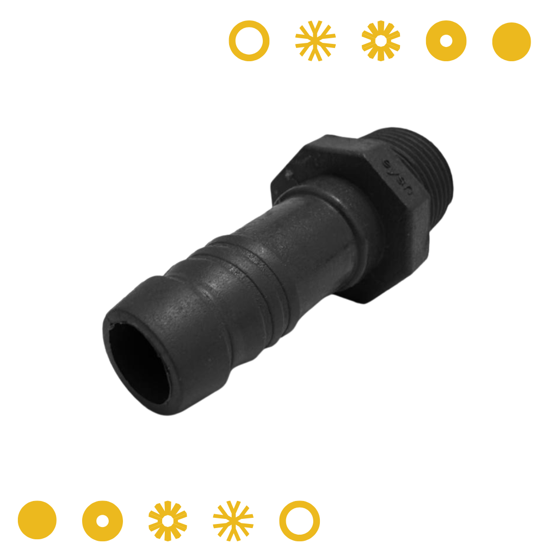 ADAPTADOR RECTO DE INSERCION - 1/2 X 1/2 IN