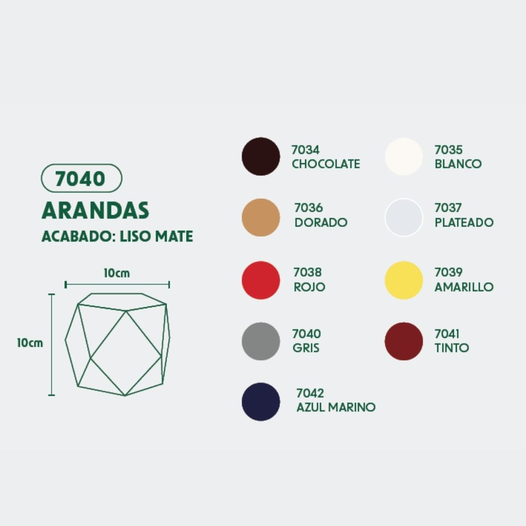 MACETA DE POLIETILENO ARANDAS (AZUL MARINO)