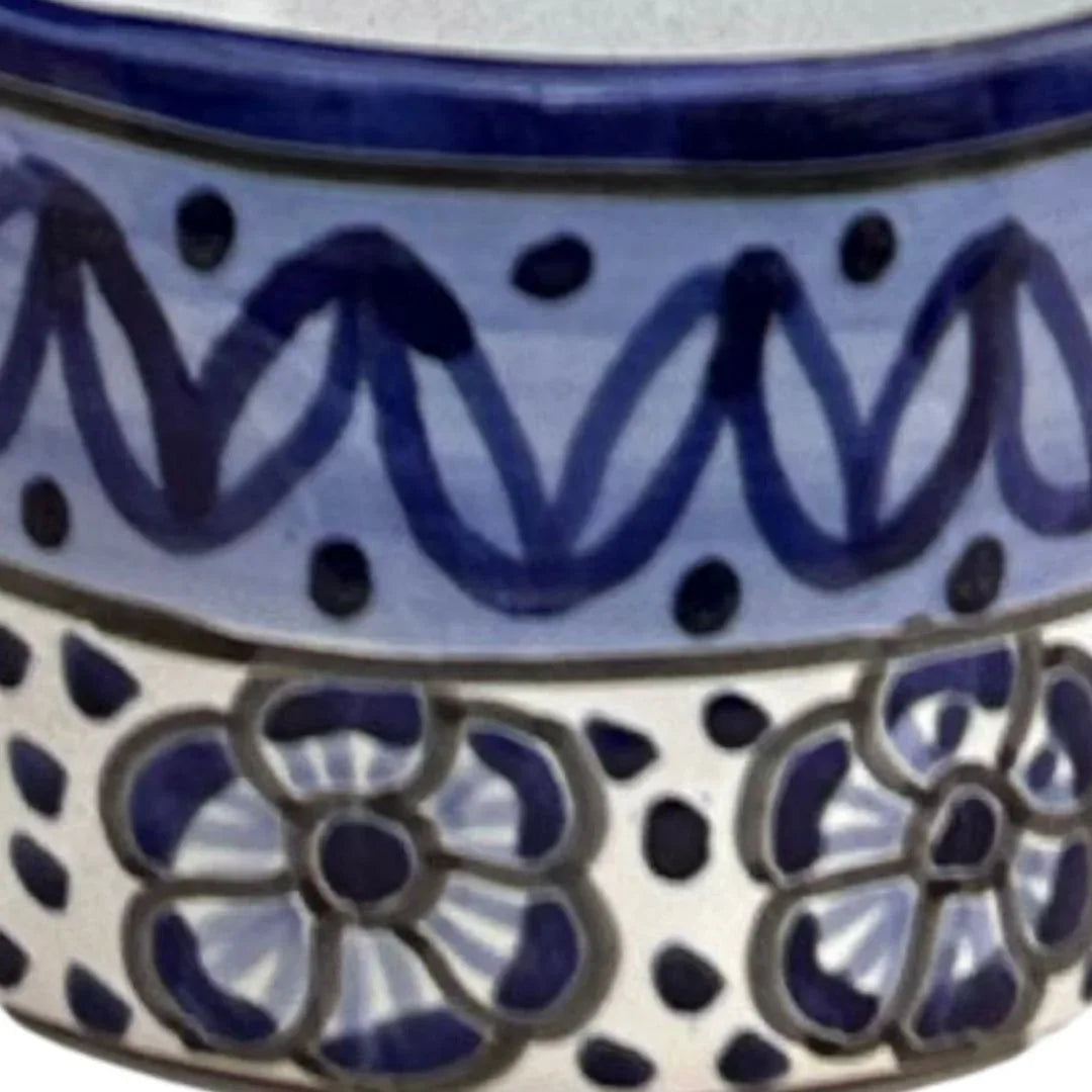 MACETA DE CERAMICA AZULEJO GRANDE - Vivero Yañez 