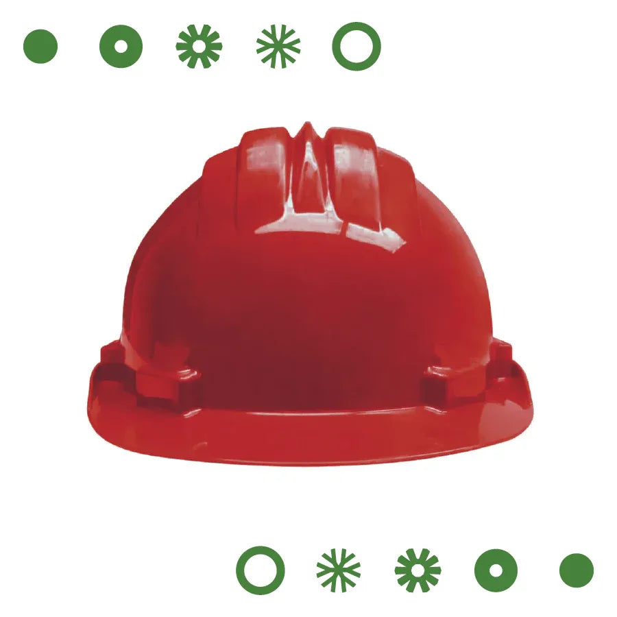 CASCO DE SEGURIDAD (ROJO) - Vivero Yañez 