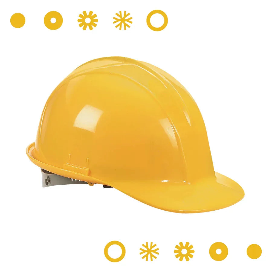 CASCO DE SEGURIDAD (AMARILLO) - Vivero Yañez 