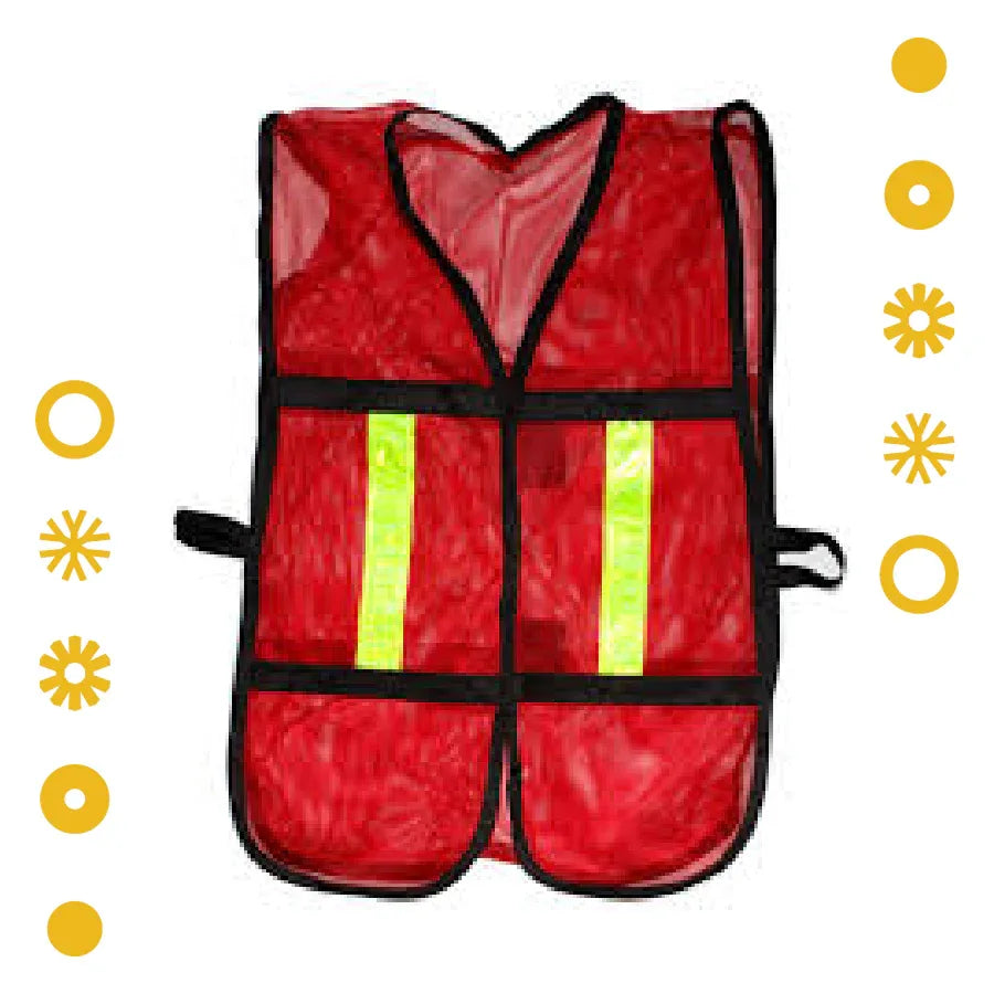 CHALECO DE SEGURIDAD (ROJO) - Vivero Yañez 