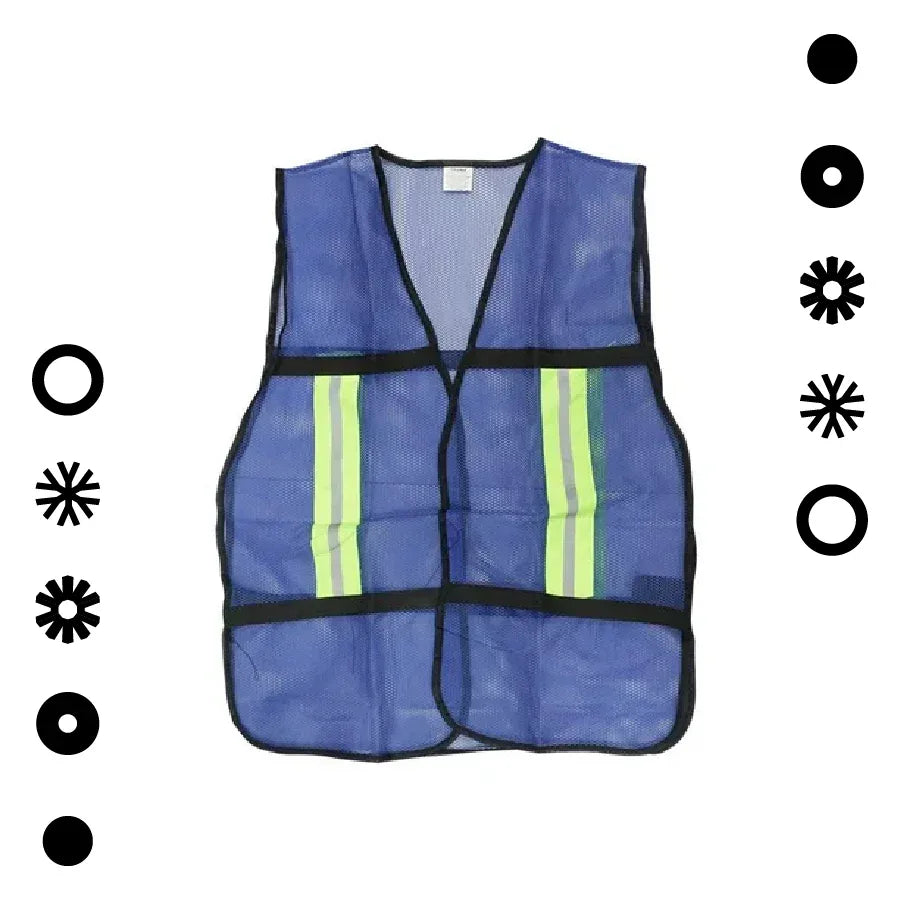 CHALECO DE SEGURIDAD (AZUL) - Vivero Yañez 
