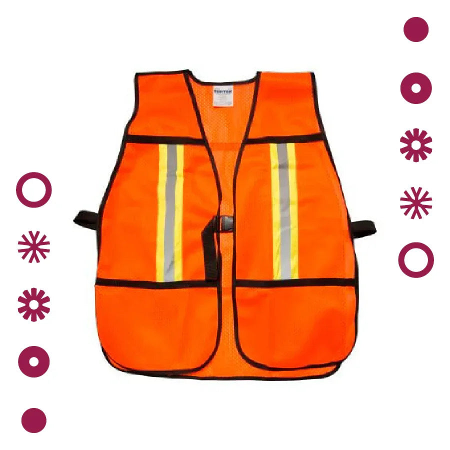 CHALECO DE SEGURIDAD (NARANJA) - Vivero Yañez 