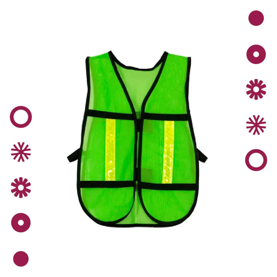 CHALECO DE SEGURIDAD (VERDE) - Vivero Yañez 