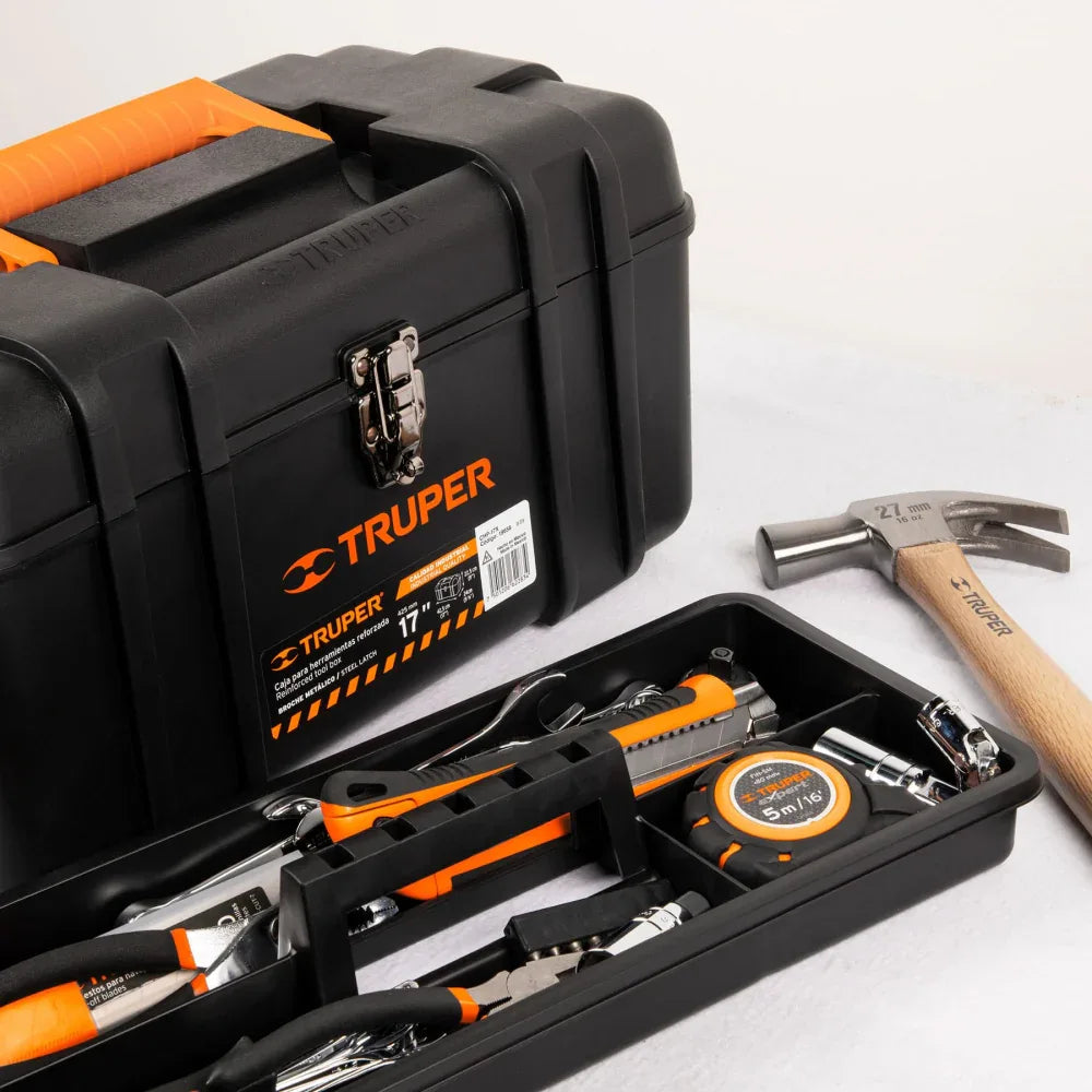 CAJA PARA HERRAMIENTA, PLÁSTICA DE 17", INDUSTRIAL - - Vivero Yañez 