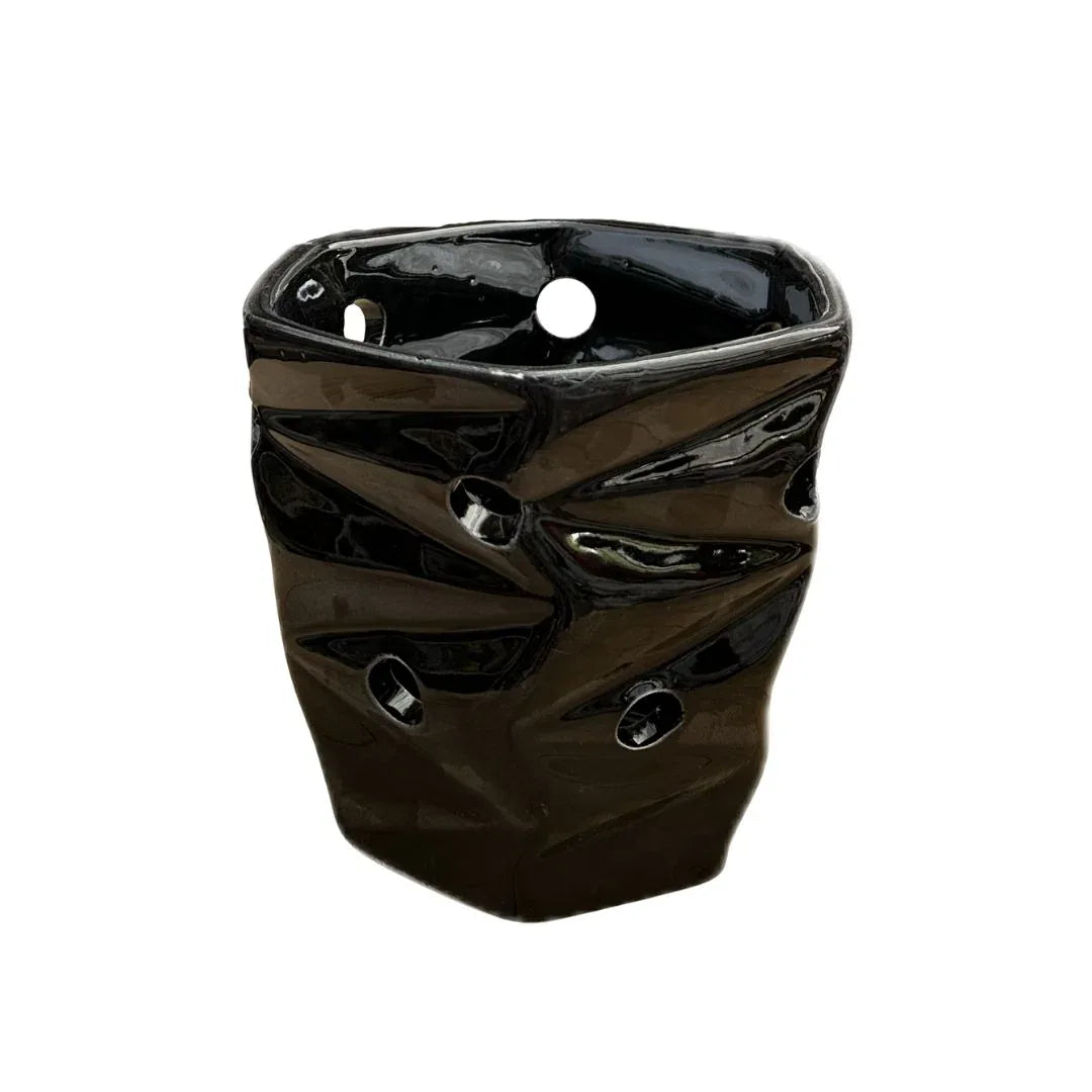 MACETA DE CERAMICA CIMELICO ORQUIDEA CHICO - Vivero Yañez 