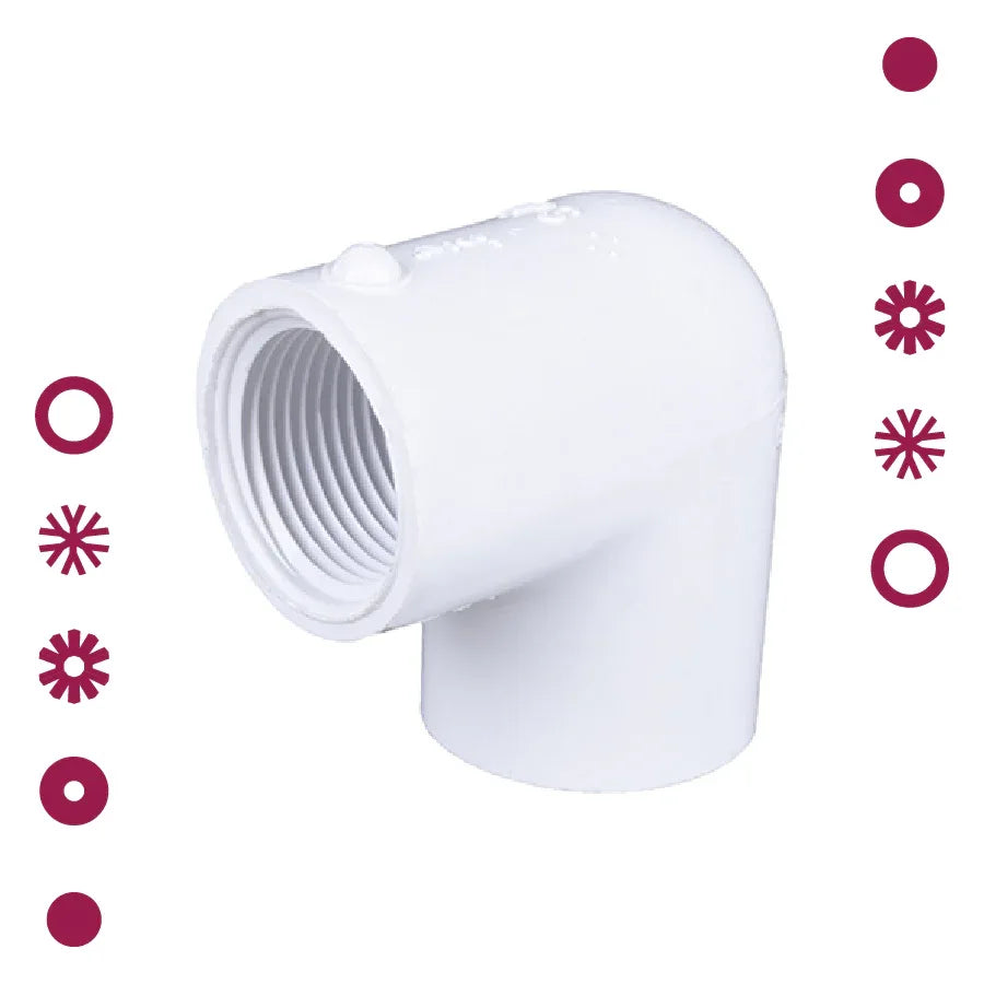 CODO ROSCADO PVC DE 3/4 IN - Vivero Yañez 