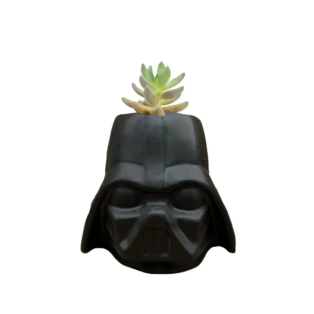 MACETA DE CERAMICA DARTH VADER - Vivero Yañez 
