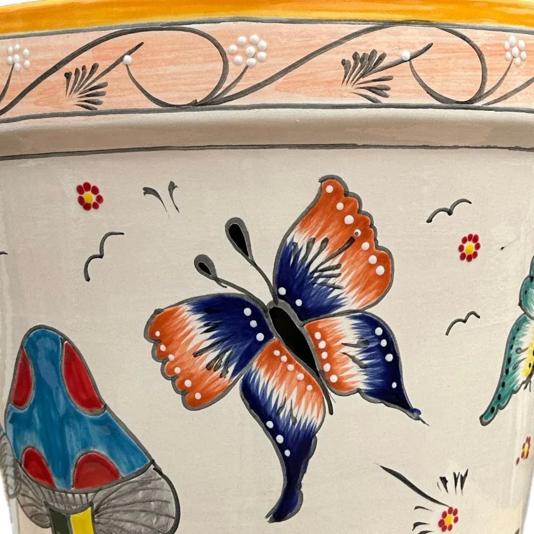 MACETA DE CERAMICA FANTASIA - Vivero Yañez 