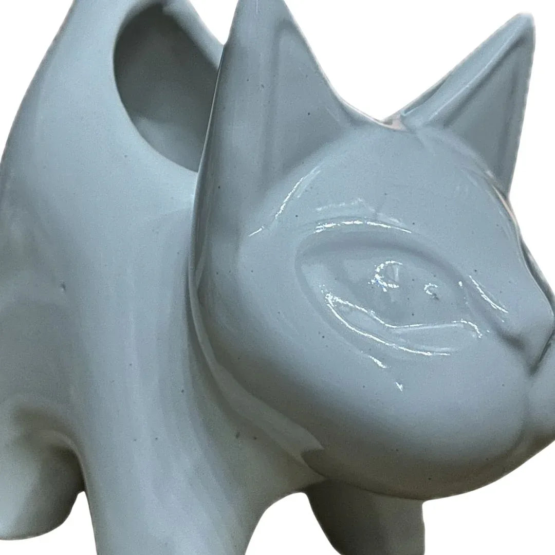 MACETA DE CERAMICA FELINO - Vivero Yañez 