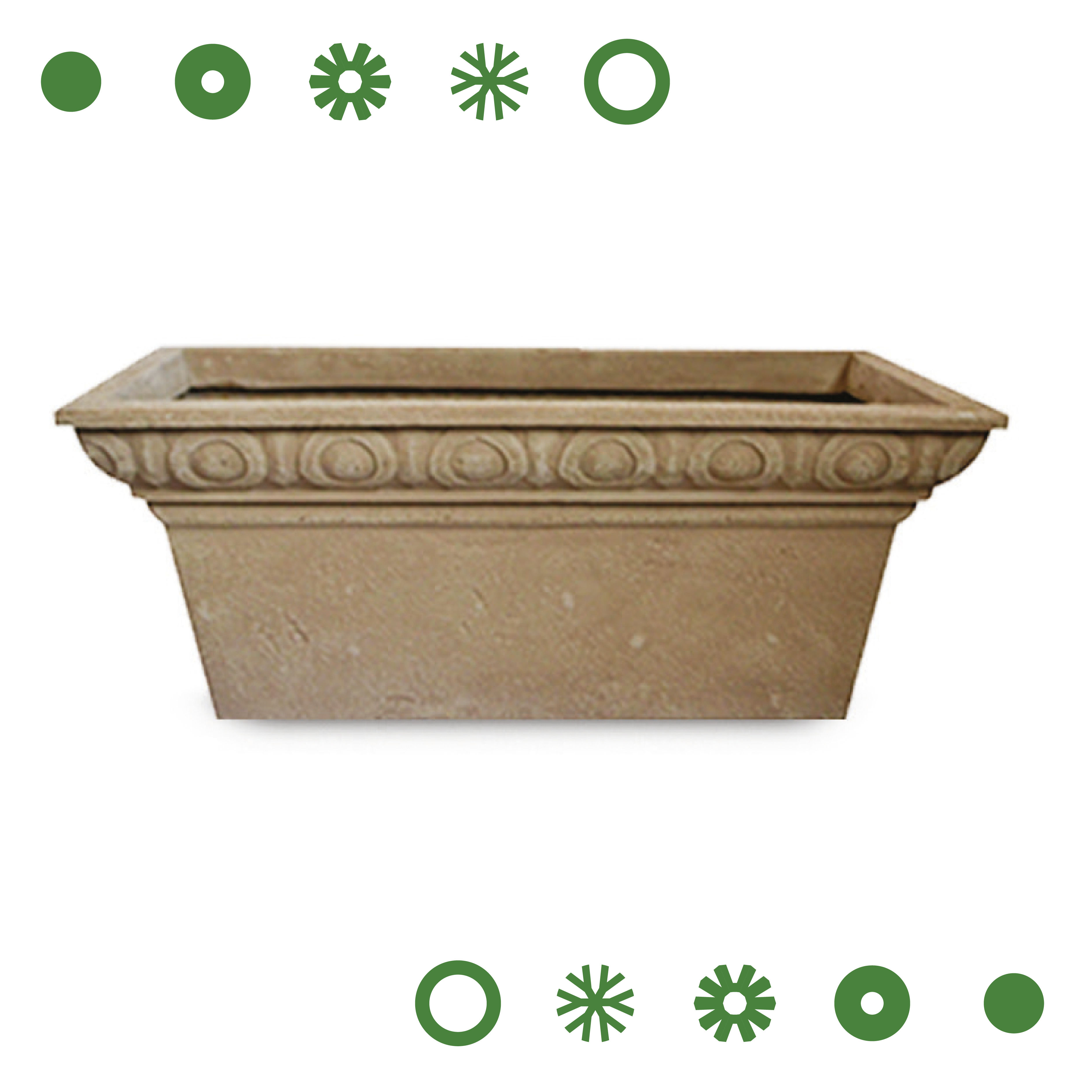MACETA DE POLIETILENO FRESNILLO (BEIGE)