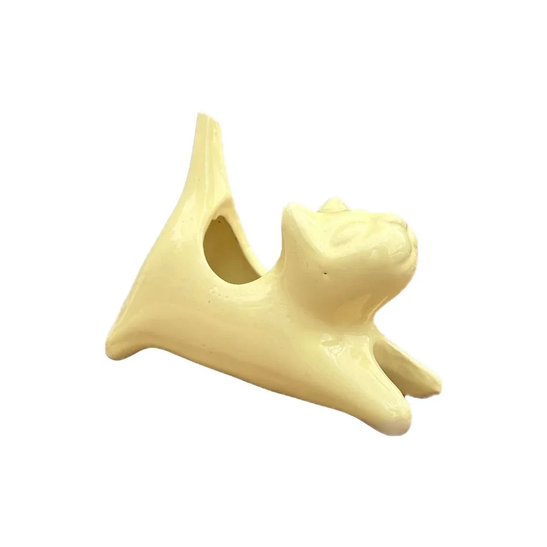MACETA DE CERAMICA GATO - Vivero Yañez 