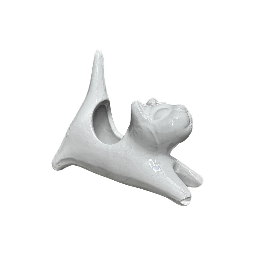 MACETA DE CERAMICA GATO - Vivero Yañez 