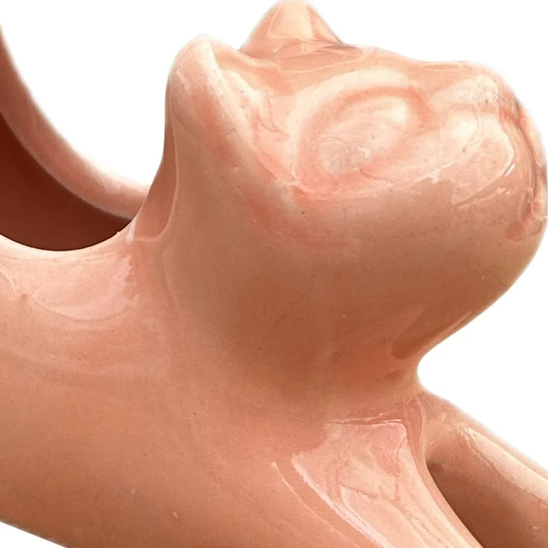 MACETA DE CERAMICA GATO - Vivero Yañez 