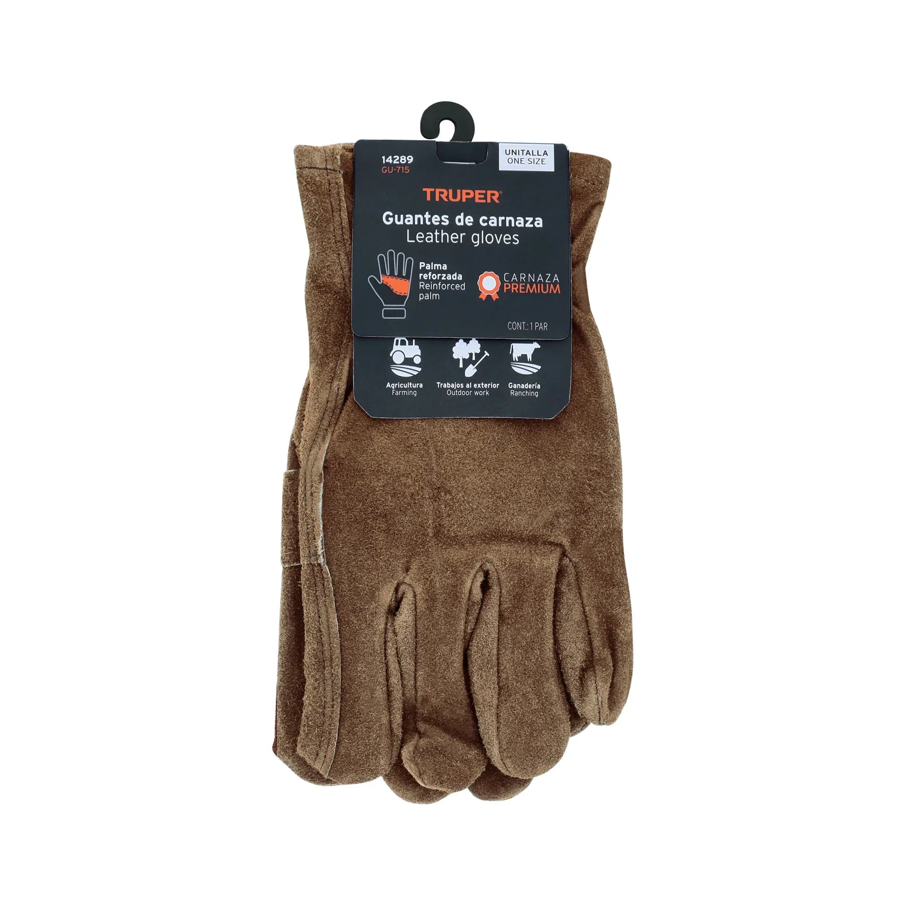 GUANTES DE CARNAZA PREMIUM PARA ELECTRICISTA PAR - - Vivero Yañez 