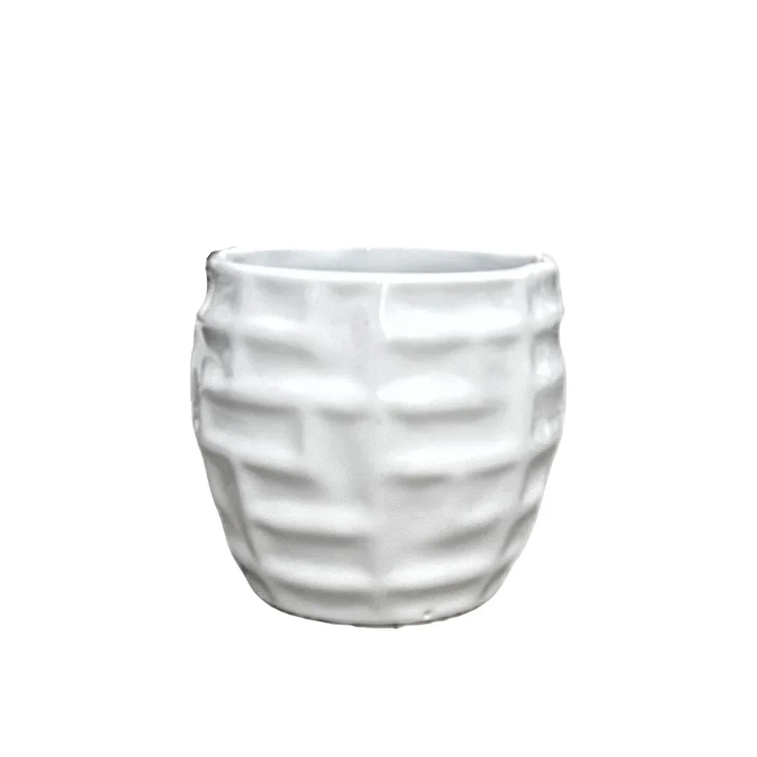 MACETA DE CERAMICA JASPICO - Vivero Yañez 