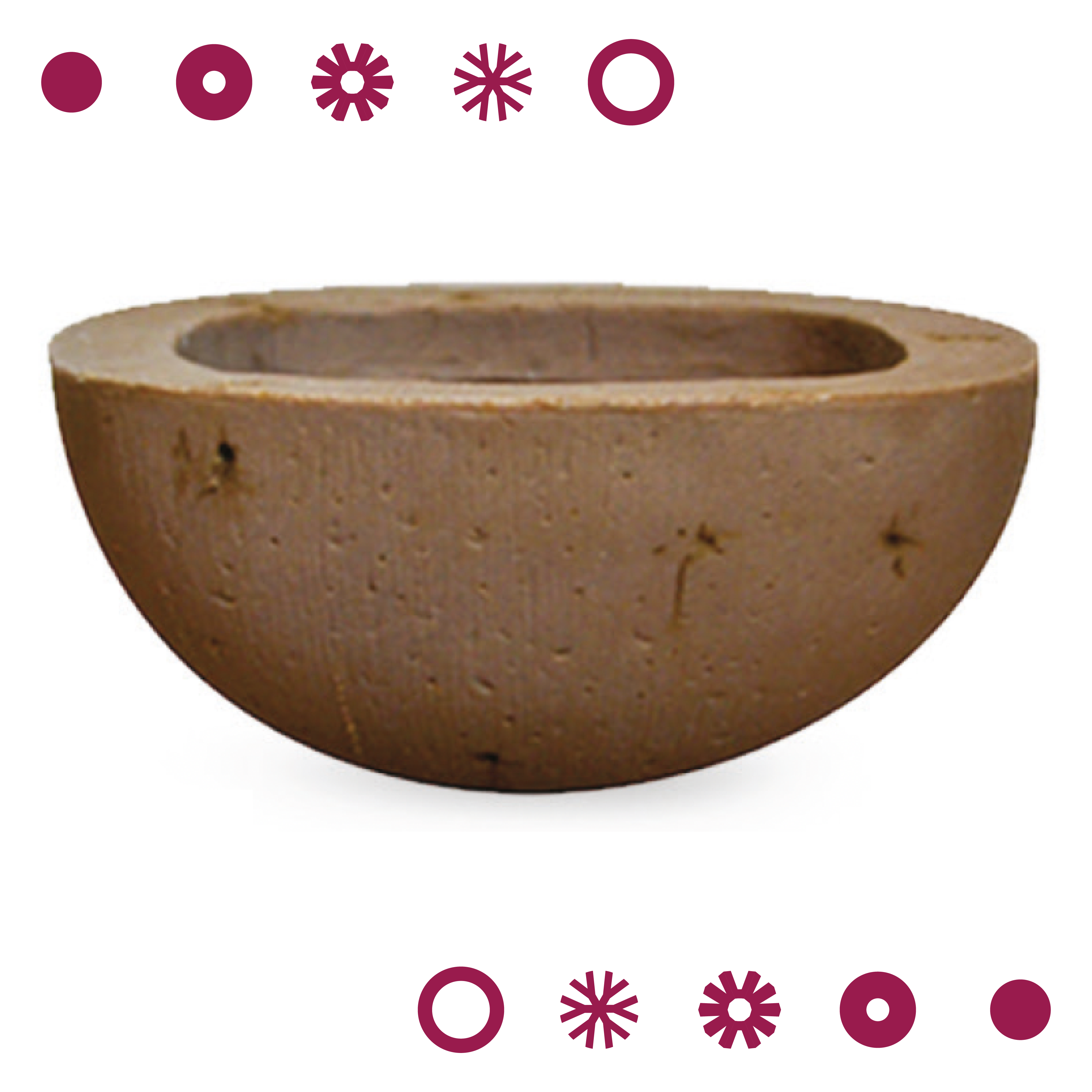 MACETA DE POLIETILENO LORETO (BEIGE)
