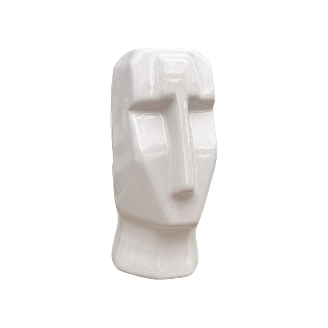 MACETA DE CERAMICA MOAI - Vivero Yañez 