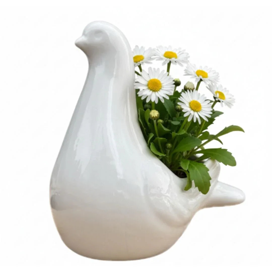 MACETA DE CERAMICA PALOMA - Vivero Yañez 
