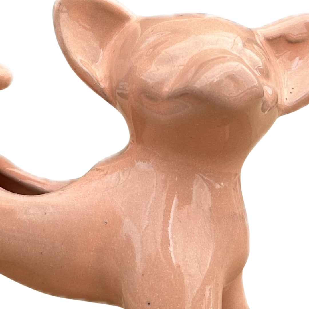 MACETA DE CERAMICA PERRO