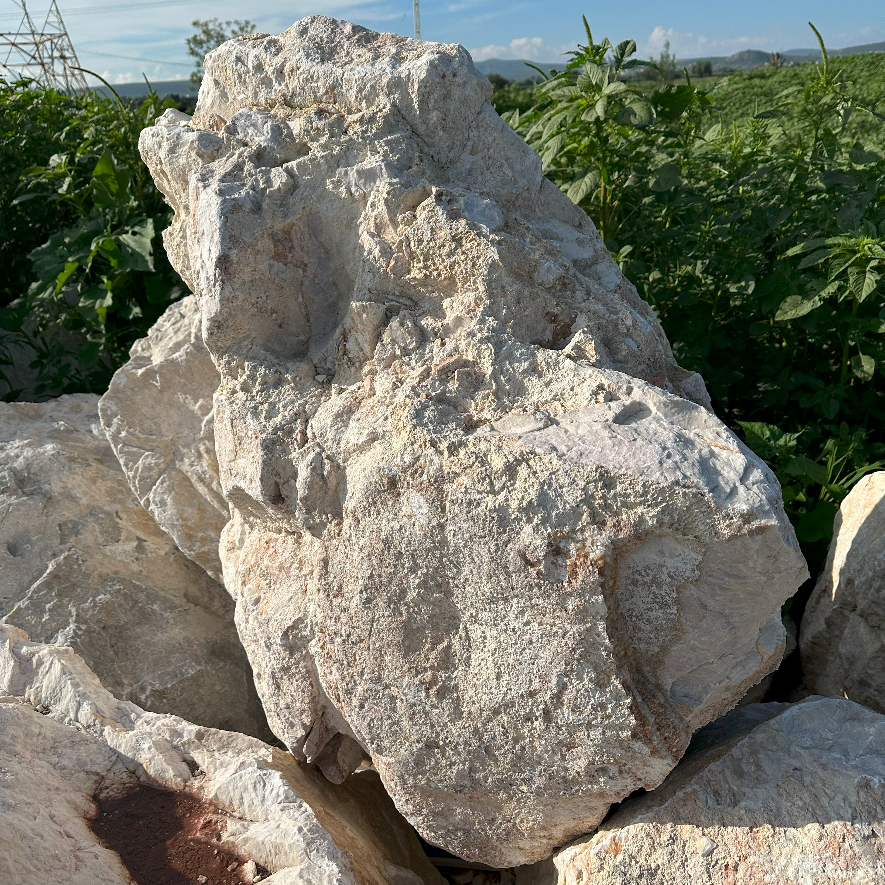 PIEDRA DECORATIVA MARMOL DE 1 A 1.2 M (PZA)