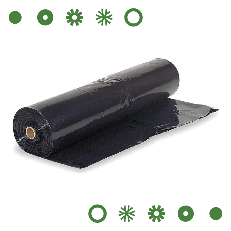 PLASTICO NEGRO CALIBRE 600 ANCHO 3 M (METRO)
