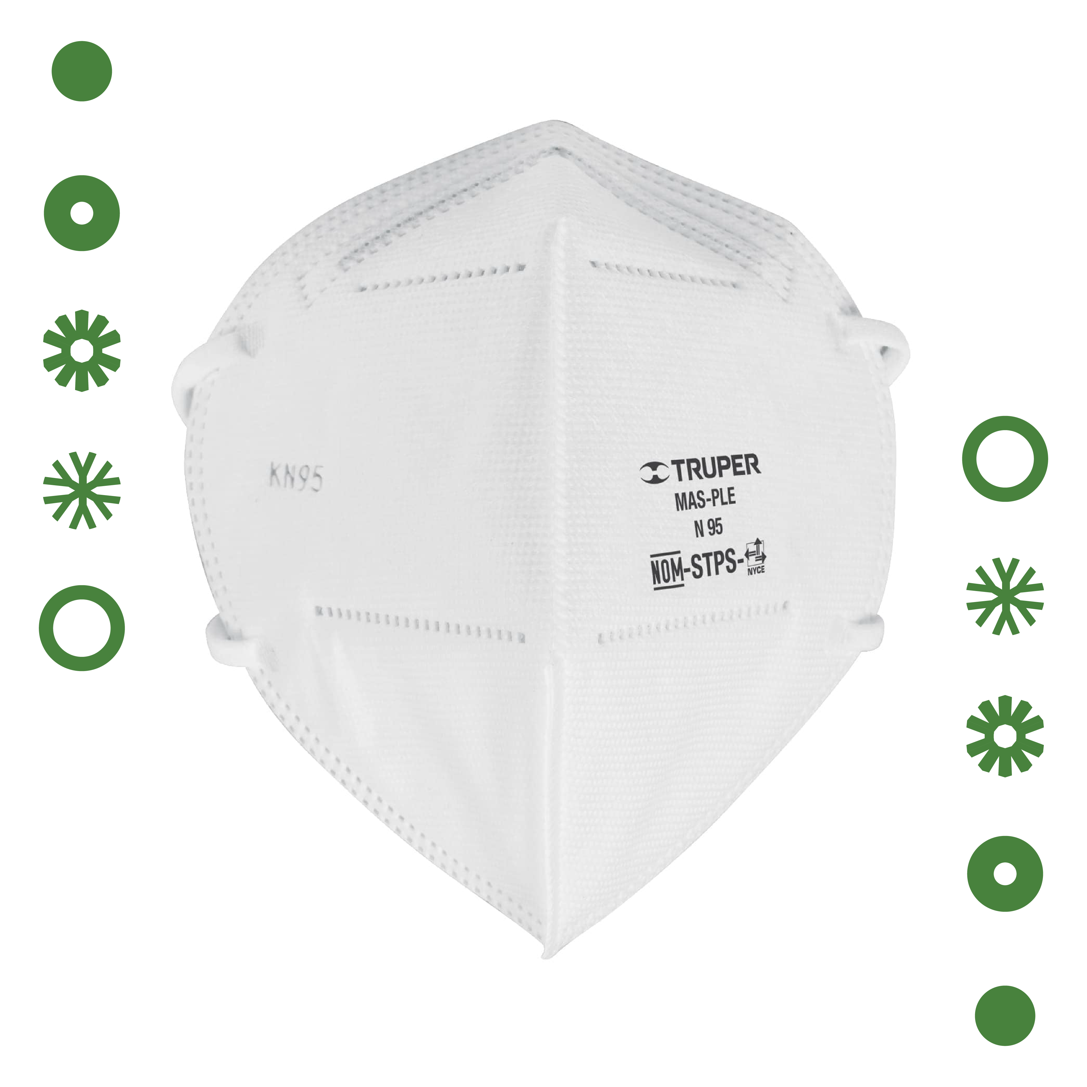 RESPIRADOR PLEGABLE N95 PARA POLVOS Y PARTICULAS TRUPER