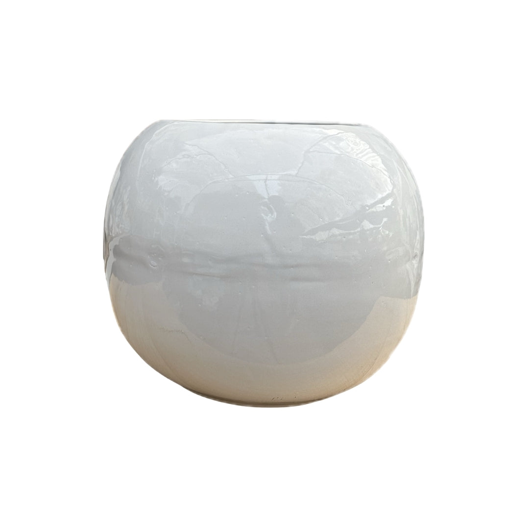 MACETA DE CERAMICA RELIEF MEDIANO