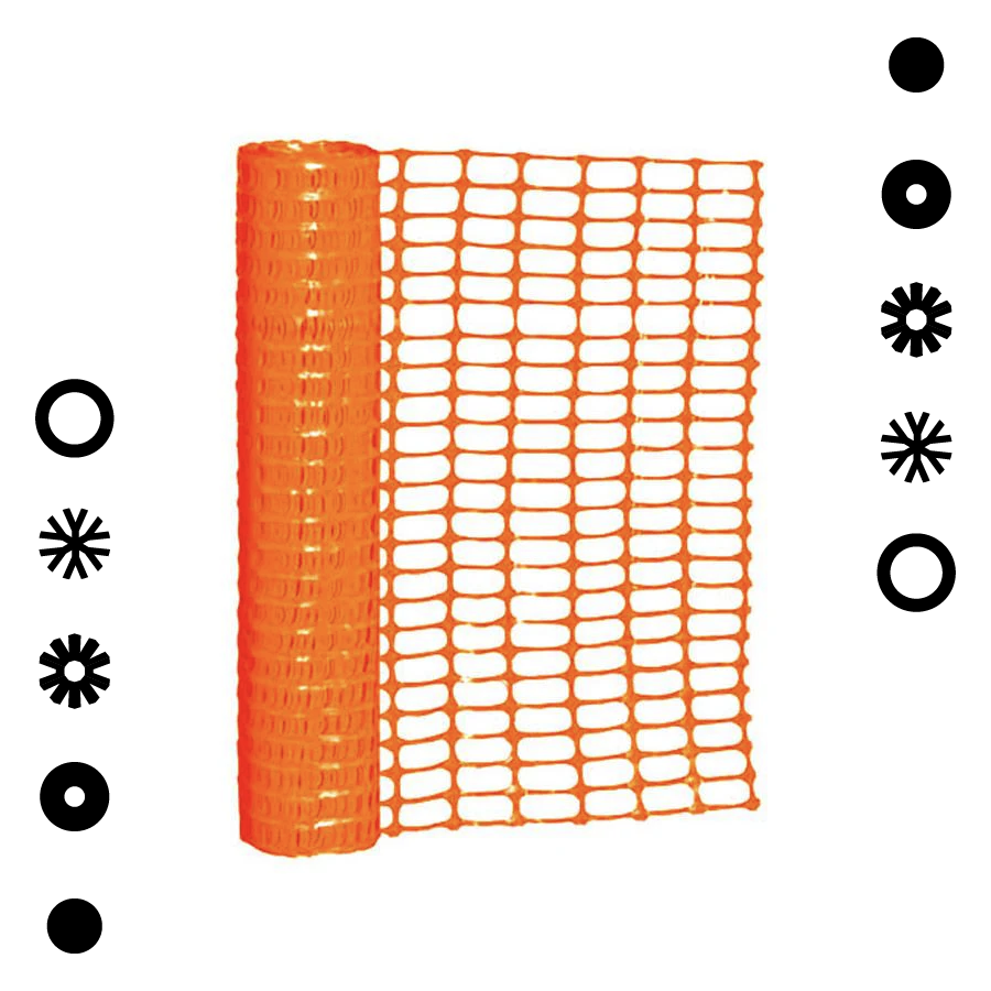 ROLLO DE MALLA NARANJA (1 X 50 M)