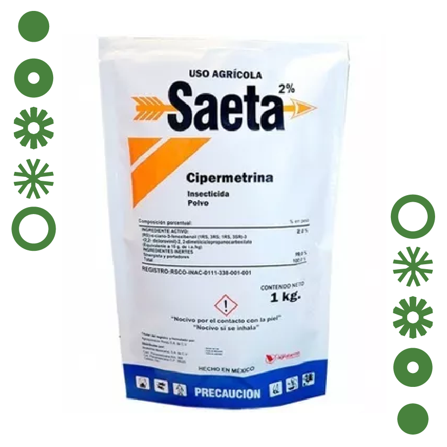 SAETA 1% (CIPERMETRINA) POLVO KG - 08