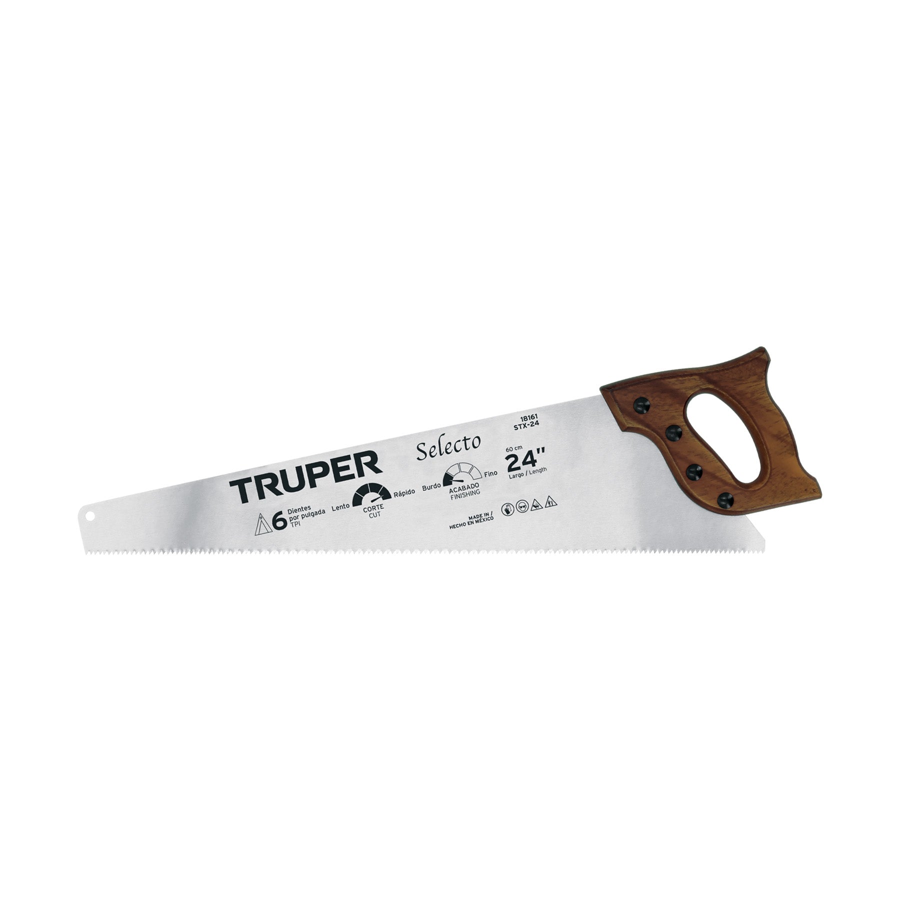 SERRUCHO 24" SELECTO, 6 DPP, TRUPER