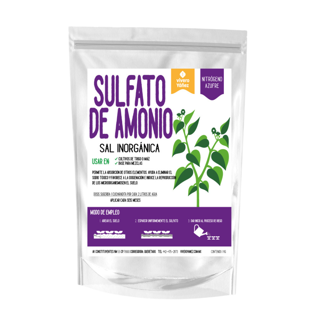 SULFATO DE AMONIO ESTANDAR (BOLSA DE 1 KILO)