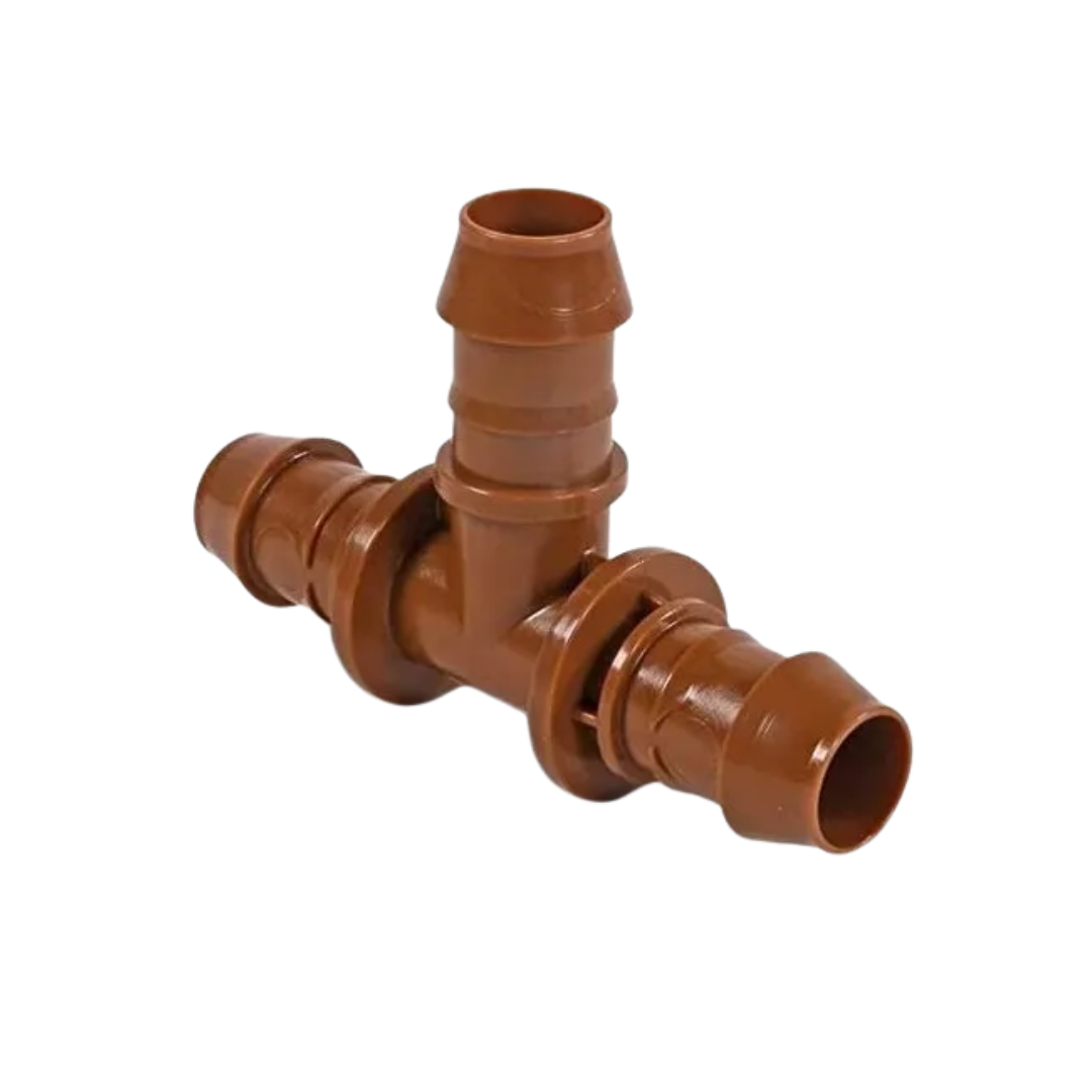 TEE DE INSERCION CAFE - 17 MM
