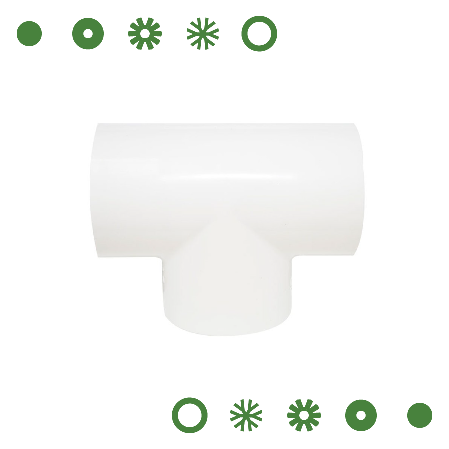 TEE PVC CEM 2" +