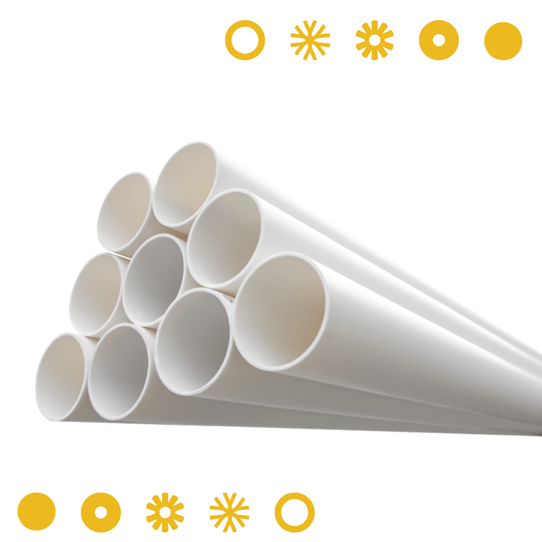 TUBO DE PVC RD 26 ABOCINADO DE 6 M LONGITUD - 1 1/4 IN (METRO)