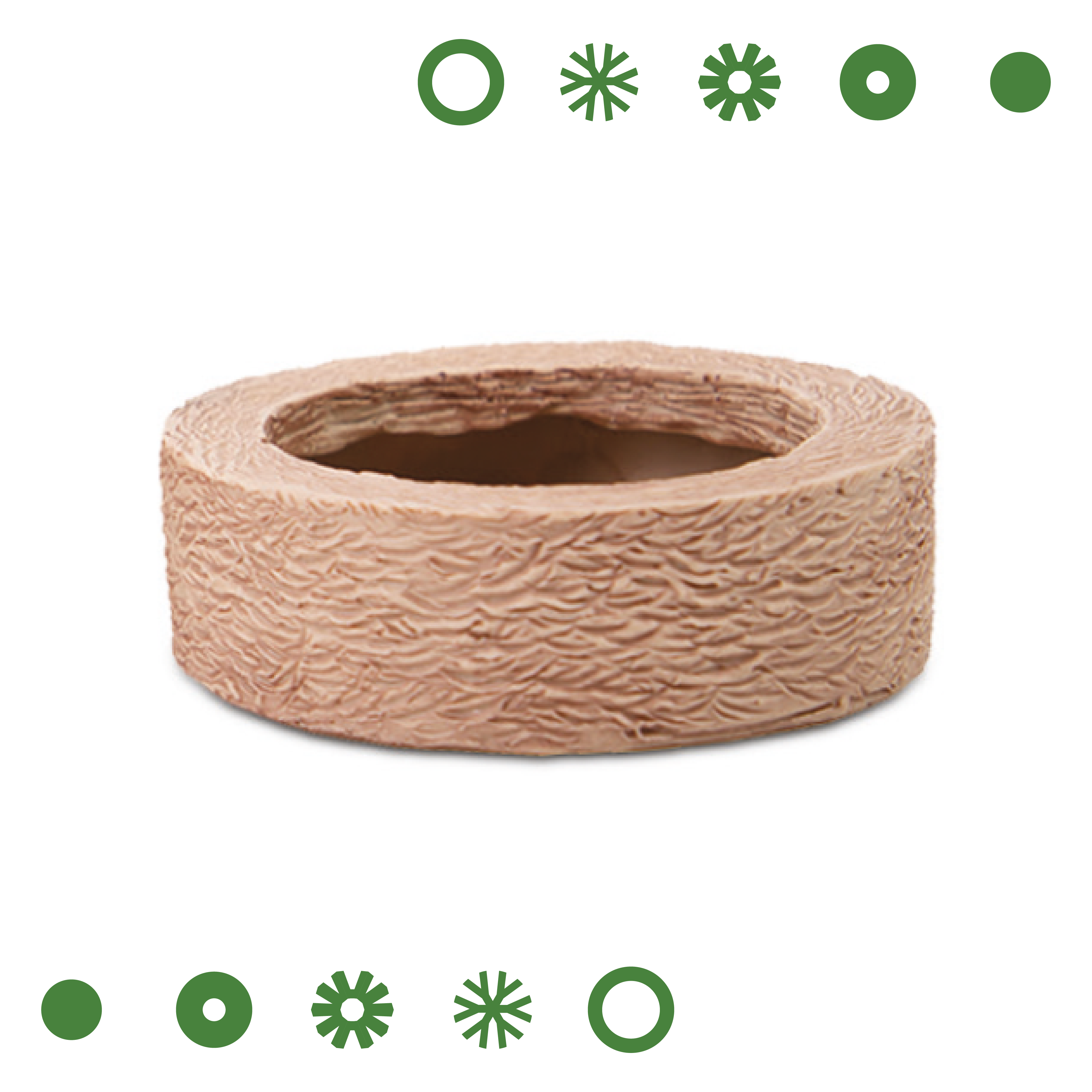 MACETA DE POLIETILENO TECOMAN (BEIGE)